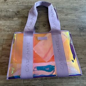 ✨ NEW w/ Tags ✨ Case‑Mate Soap Bubble Jelly Tote Bag Beach & Travel Tote